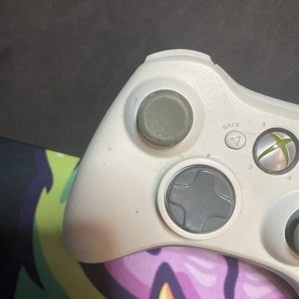 OEM Microsoft Xbox 360 White Wireless Controller B2